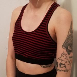 Striped Crop Top